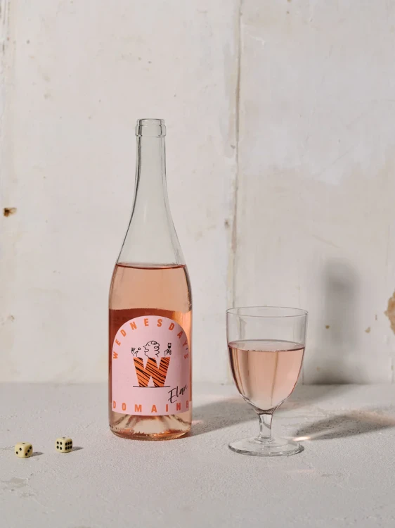 Wednesdays Domaine Elan wino rose bezalkoholowe